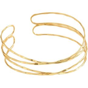 Choistily Arm Cuff Bracelet Gold Cuff Bracelet Silver Cuff Bracelet Arm Cuff Upper Arm Cuff Bracelet Jewelry Gift for Women