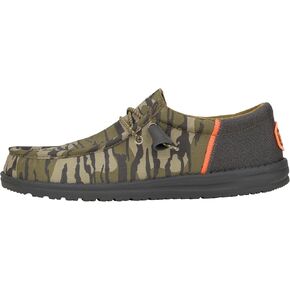 HEYDUDE Wally Funk Mossy Oak BTML Black Camo Size 15, Men’s Shoes, Slip-on Loafers, Comfortable & Light-Weight