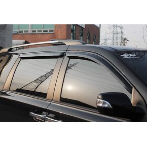 AUTOCLOVER Smoke Tinted Rain Guards 4pcs for KIA Sedona 2006~2014