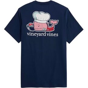 vineyard vines Men's Fathers Day Grill Short-Sleeve Pocket Tee