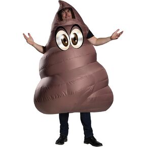 Rubies Adults Poop Inflatable Costume Party Supplies for Themed Parties and Halloween, As Shown, Standard US