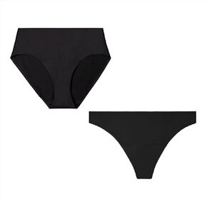 Proof. by Always Period Underwear, Everyday Light Brief & Thong, Washable Leakproof Period Panties for Women