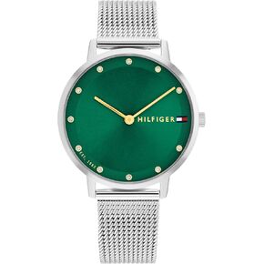 Tommy Hilfiger Women's Classic 2H Quartz Ultra Case Watch - سوار شبكة من الفولاذ المقاوم للصدأ - 3ATM/30 متر مقاومة للماء - الأزياء الممتازة ، وهدية بسيطة وأنيقة لها - 35 ملم