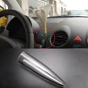 Car Properent Clear Bud Flower Vase for VW New Beetle 1998 1999 2000 2001 2002 2003 2004 2005 2007 2007 2008 2009 2010 1C08584616TP 1C0 858 461 6TP