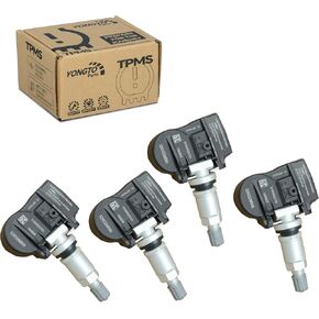 TPMS Sensor 529332M000 Compatible with Hyundai Accent Sonata Genesis Coupe, Kia Forte Sorento Soul Optima, 315 Mhz Tire Pressure Sensors 4PCS Replaces OE 529332M550