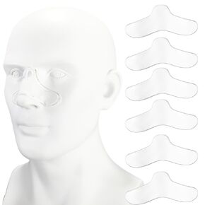 Nasal Pads for CPAP Silicone Gel Nose Pad for CPAP Mask Comfortable Mask Cushions Breathing Machine Accessories Mask Liners Nose Bridge Protector 6 Pcs