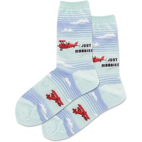 Hot Sox Womens فقط متزوجة طاقم طاقم الجوارب
