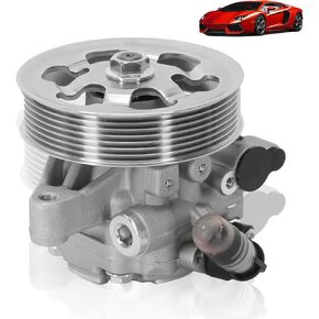 Power Steering Pump Compatible with Honda Civic 2006-2011 - L4 1.8L - Replacement OE# 56110-RNAA01,56110-RNAA02 - Includes Pulley & Kit