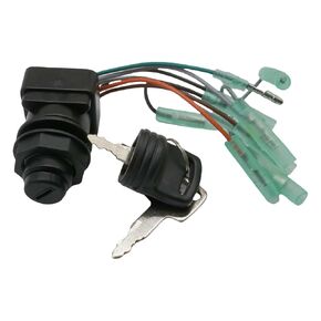 Boat Marine 37110-99E02 Remote Control Ignition Key Switch for Suzuki 8 9.9 15 25 30 40 50 55 60 65 70 75 85 90 115 140 HP Outboard Motor Replace 37110-99E01 Sierra MP51010