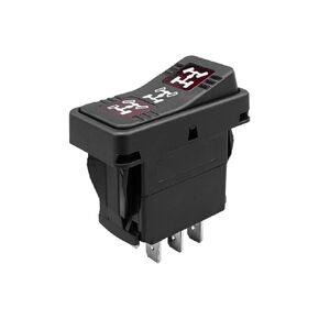 AWD Dash Switch Compatible with Polaris Ranger 500 570 800 900 1000 XP 900 XP 800 Crew Replace 4012747, All Wheel Drive Switch 7 Pin Rocker Button