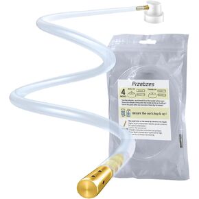 Aerosol Can Extension 360 Side Spray Nozzle Set, 23 Inches Hose, Adapter, Work with Male & Female Caps or Valves, Fits for Rust Corrosion Fluid Film Protection Aerosol Can