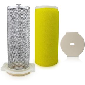 Air Filter & Air Filter Cage Guide & End Cap For Yamaha Kodiak 400 YFM400 YFM400A YFM400FA YFM400FAH 4x4 2000-2002 5GH-14458-01-00 1UY-14468-00-00 5GH-14458-01 5GH-14451-00-00