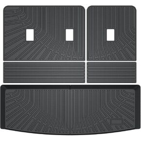 Cartist Trunk Mat & Backrest Mat Fits for Ford Expedition/Lincoln Navigator(Not for Max or L Models) 2018-2025 All Weather Rear Cargo mat for 18-25 Expedition/Navigator Accessories