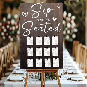 Wedding Sign Decals Wedding Party Decoration Stickers Date Personalized Selfie Mirror Sticker for Wedding Entry Display DIY Anniversaries Wedding Sign Decals for Bride Shower Engagement Supply(White)