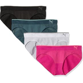 Puma Women's 4 Pack Bikini الداخلية
