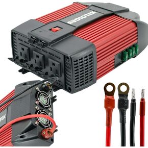 Audiotek 2000W Watt Power Inverter DC 12V AC 110V Car Converter USB Port Charger
