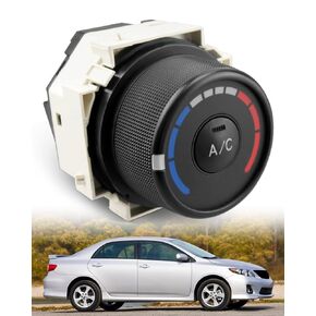 55903-02091 Central A/C Temp Control Switch Fit for Toyota Corolla XLE XRS CE LE L S 2009-2013 Matrix XRS XR S 2009-2010, HVAC AC Blower Fan Knob Switch