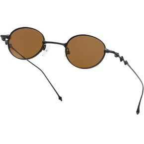 Vintage Oval Polarizing Sunglasses Men and Women UV400 Metal Frame Fashionable