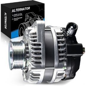 Upgraded New Alternator for:-Honda Pilot 2009-2011, Odyssey 2008-2010, for:-Ridgeline, for:-Acura MDX 2010-2013, TL 2009-2014, TSX ZDX, 3.5L 3.7L 130Amp 6-Groove OE# 31100-RGW-A01