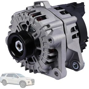 Alternator 13.5V 180AMP 37300-3L060 373003L060 Compatible with Hyundai Palisade 2020-2023 Kia Telluride 2020-2022 3.8L