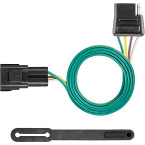 CURT 56325 Vehicle-Side Custom 4-Pin Trailer Wiring Harness, Fits Select Buick Envision, Chevrolet Blazer, GMC Acadia, Cadillac XT5, XT6 , Black