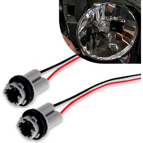 2 PCS T10 Car Harness Pigtail Socket, Connectors Pre-Wired Wiring Sockets, Waterproof Turn Signal Tail Stop Light Harness Wiring Socket Adapter, Universal for Most Cars (Grey)