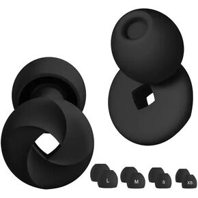 Supertitan's Noise Reduction Earplugs - 33dB Cancelation for Sleeping, Traveling, Concerts & Sports - Ultra Comfy, Stylish, Certified, Silicone Soft Touch Sound Blocking