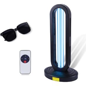 Home Disinfection Device with Radar,UV Light Sanitizer for Dust Mites, Ultraviolet Light Sanitizer for Room,UVO 254 Lamp,UVC Lamp with Remote Control