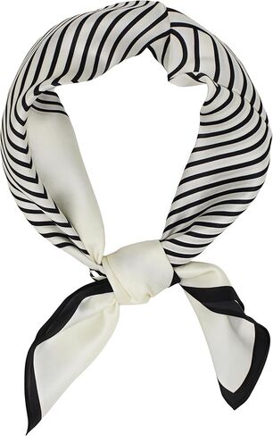 100 ٪ Mulberry Silk Scarf 25 × 25 بوصة - وشاح مربع مربع رقمي مطبوع للنساء ، مع عبوات الهدايا in Kuwait