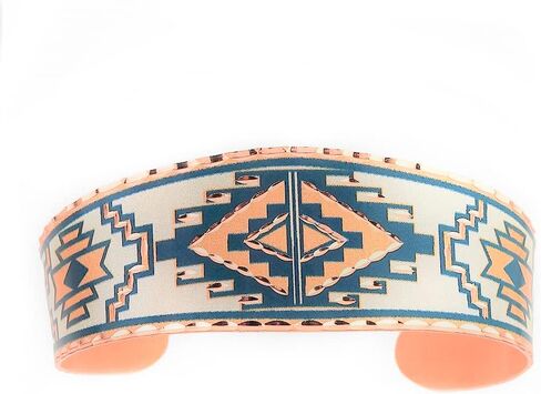 Native American Tribal Bracelets Cuff Animal/Pueblo/Dolphin/Hummingbird/Dragonfly/Butterfly/Orca/Wolf/Cat/Bison/Owl/Maple in Saudi Arabia