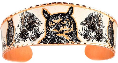 Native American Tribal Bracelets Cuff Animal/Pueblo/Dolphin/Hummingbird/Dragonfly/Butterfly/Orca/Wolf/Cat/Bison/Owl/Maple in Saudi Arabia