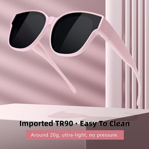 EYEBUDDY Fit Over Glasses Sunglasses for Kids Polarized Sunglasses:fitover sunglasses boys girls in Saudi Arabia