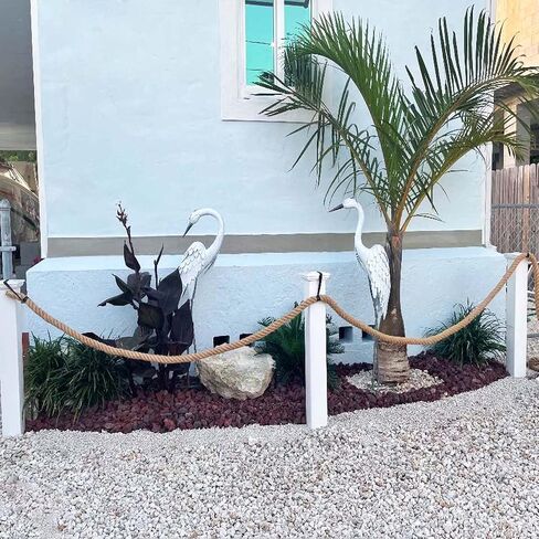 Natural Jute Rope - 3/4 Inch × 25 Feet - Twisted Manila Thick Hemp Rope for Crafts, Hammock, Nautical, Decorating in Saudi Arabia