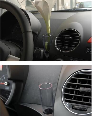 Car Transparent Clear Bud Flower Vase for VW New Beetle 1998 1999 2000 2001 2002 2003 2004 2005 2006 2007 2008 2009 2010 1C08584616TP 1C0 858 461 6TP in Kuwait