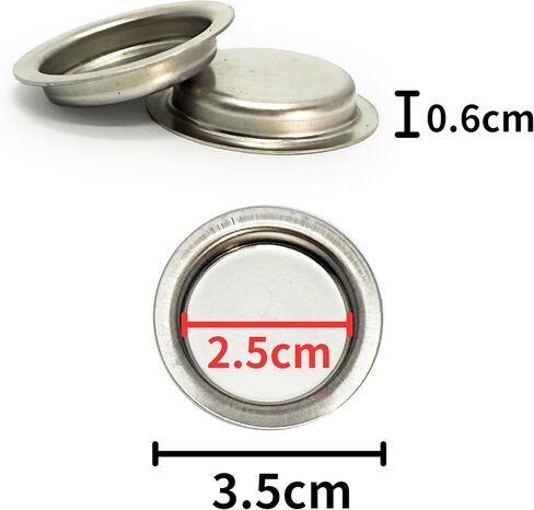 Multi-Purpose Electroplated Steel Plate, Iron Plate, Metal Tray, Metal Dish for Painting & Incense Heater Burner, Electric Incense Burner, 3.5 x 0.6cm (12) in Kuwait