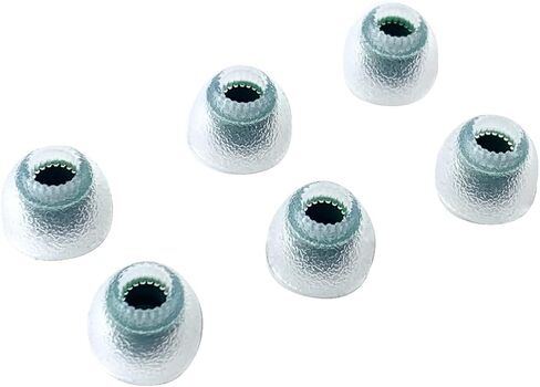 Tang Sancai Balanced Bore Eartips, Medical Grade Hypoallergic Silicone in-Ear Monitor Ear Plugs for in-Ear Earphone, Replacement Earbuds Tips, Yellow, S, 3 Pairs in Kuwait