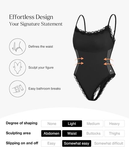 Popilush Lace Body Suits Women - Spaghetti Strap Tank Top Square Neck Camisole Cute Out Tops Bodysuit Concert in Saudi Arabia