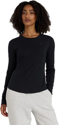 New Balance Women's Micro-rib Long Sleeve in Kuwait