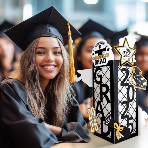 2025 جدول التخرج مركزية صناديق التخرج موسم التخرج LED شموع تخرج الفوانيس حفل التخرج جدول زخرفة القلب مربع الحزب الكلية دخن in Kuwait