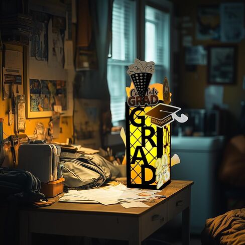 2025 جدول التخرج مركزية صناديق التخرج موسم التخرج LED شموع تخرج الفوانيس حفل التخرج جدول زخرفة القلب مربع الحزب الكلية دخن in Kuwait
