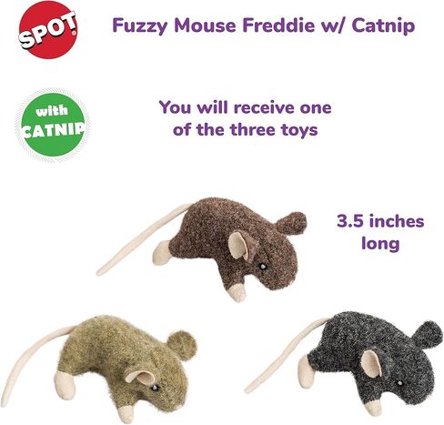SPOT Ethical Pets 52082 House Mouse Helen Catnip Toys in Saudi Arabia