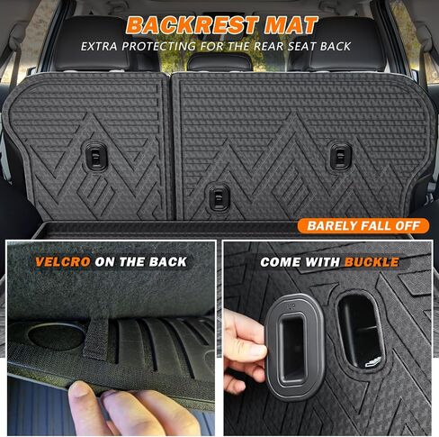 Kust Trunk Cargo Mat for Kia Sportage 2023-2025 (No PHEV) ، وبطانة شحن مطاطية TPE وحامي المقعد الخلفي لملحقات Kia Sportage ، وجميع حصيرة الطقس غير قابلة للانزلاق in Saudi Arabia