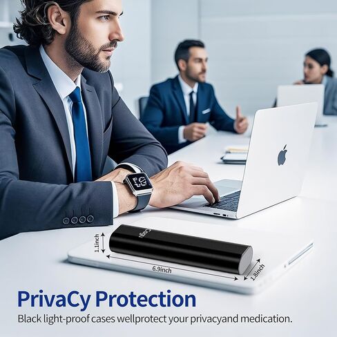 منظم حبوب منع الحمل الأسبوعي ، علبة الألومنيوم لمدة 7 أيام مع تصميم منبثقة ، ودية التهاب المفاصل ، وسعة كبيرة لمكملات الفيتامينات والأدوية ، خالية من BPA (رمادي) in Kuwait