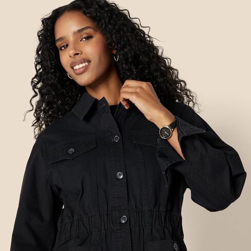 Amazon Essentials Women's Women Forting Midwight Cotton Twill Jacket in Saudi Arabia