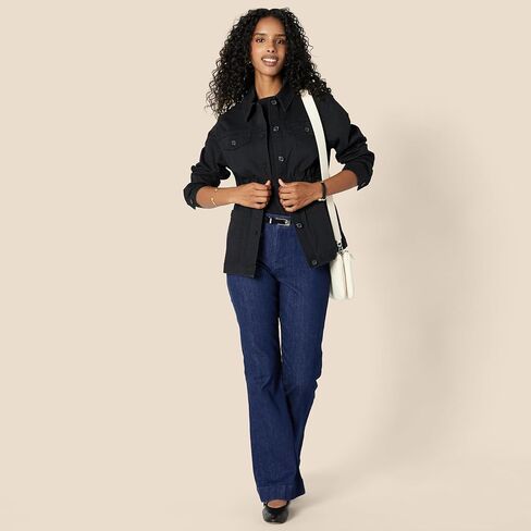 Amazon Essentials Women's Women Forting Midwight Cotton Twill Jacket in Saudi Arabia