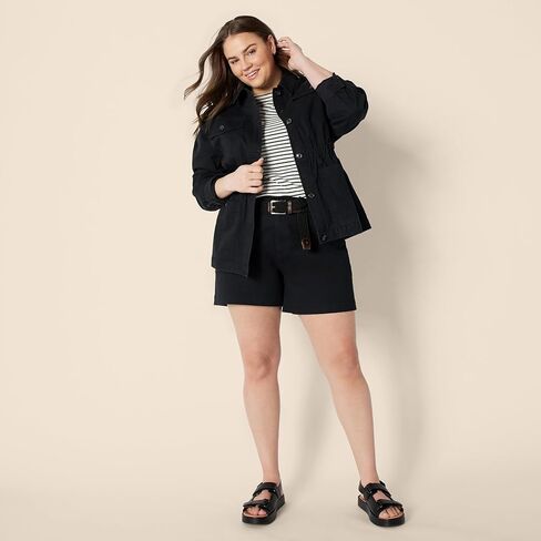 Amazon Essentials Women's Women Forting Midwight Cotton Twill Jacket in Saudi Arabia