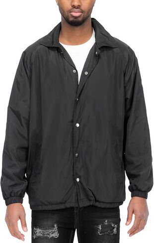 WEIV GEAR Men's Full Zip Hooded Lightweight Windbreaker Anorak Jacket in Kuwait