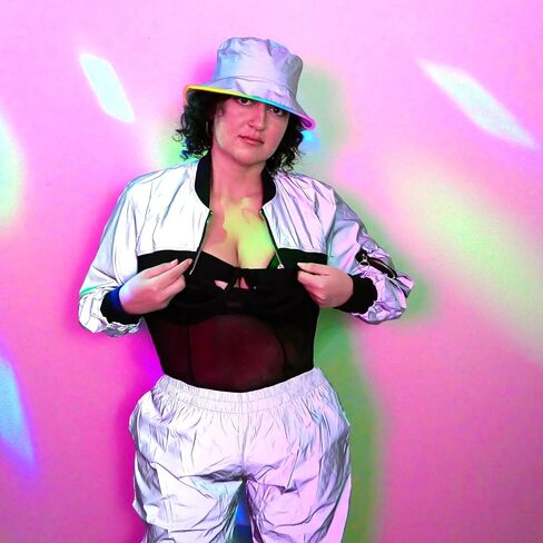 House Of Rave Light Up Reflective Bucket Hat - Rainbow Mode LED Bucket Hat - Fluorescent Hat - Bucket Hat for Men, Women in Saudi Arabia