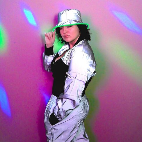 House Of Rave Light Up Reflective Bucket Hat - Rainbow Mode LED Bucket Hat - Fluorescent Hat - Bucket Hat for Men, Women in Saudi Arabia