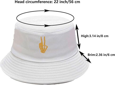 Novelty Embroidered Bucket Hat Halloween Fisherman Cap Packable Sun Hats for Women, Men in Saudi Arabia